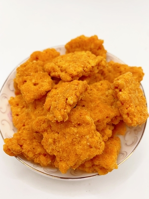 소금 달걀 노른자 마른 고기 실 고밀 한 쌀 크래커 혼합품 풍요롭고 부드러운 향기 잔잔한 쌀 튀긴 쌀 껍질 구오바