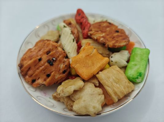 오리지널 맞춤형 맛 혼합 쌀 과자 버라이어티 팩 대량 포장 (기름 성분 포함)