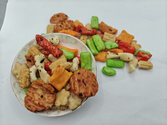 오리지널 맞춤형 맛 혼합 쌀 과자 버라이어티 팩 대량 포장 (기름 성분 포함)
