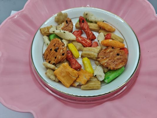 오리지널 맞춤형 맛 혼합 쌀 과자 버라이어티 팩 대량 포장 (기름 성분 포함)