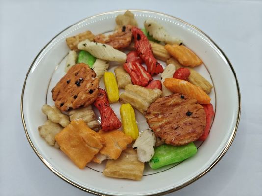 오리지널 맞춤형 맛 혼합 쌀 과자 버라이어티 팩 대량 포장 (기름 성분 포함)