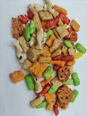 오리지널 맞춤형 맛 혼합 쌀 과자 버라이어티 팩 대량 포장 (기름 성분 포함)