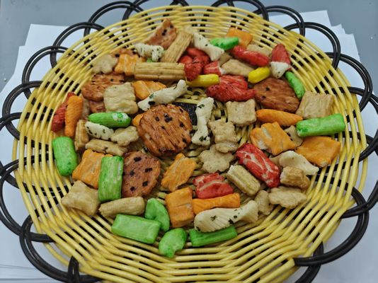 오리지널 맞춤형 맛 혼합 쌀 과자 버라이어티 팩 대량 포장 (기름 성분 포함)