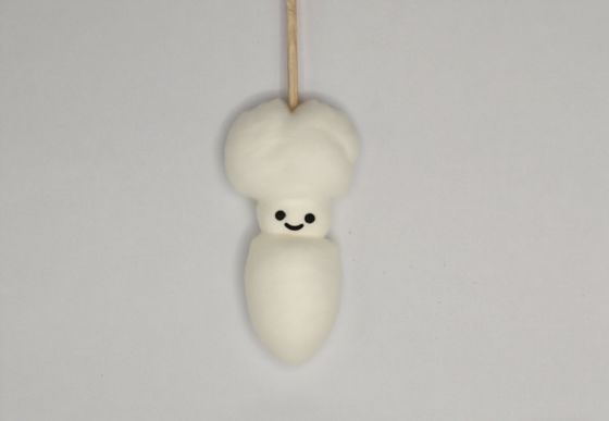 BBQ 모양의 마시멜로 캠프파이어 스모어 바닐라 맛 젤라틴 무료 파티