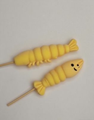 BBQ 모양의 마시멜로 캠프파이어 스모어 바닐라 맛 젤라틴 무료 파티