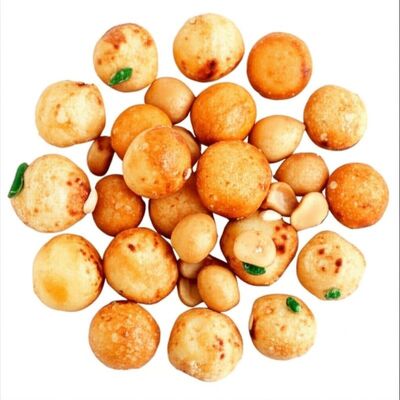 매운 쌀 크래커 땅콩 믹스 크랜치한 아시아 간식 글루텐 없는 채식주의자 파티 만치