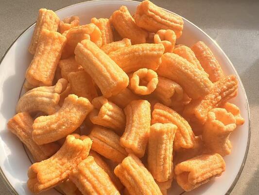 비 GMO 및 재미 모양의 쌀 크래커