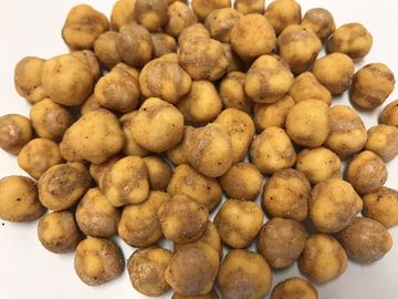 BBQ 풍미에 의하여 입히는 불에 구워진 Chickpeas 식사, 저 칼로리 매운 말린 Chickpeas