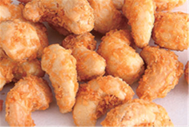 맛있은 Desicated 포함되는 카레가루에 의하여 불에 구워지는 캐슈 야자열매 미량 원소