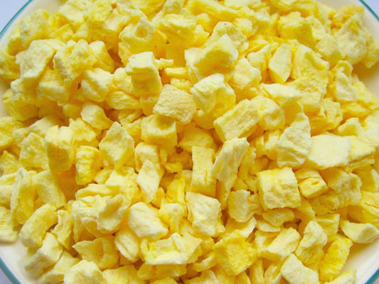 영양분이 있는 냉동 건조된 과일, 냉동 건조된 파인애플 익지않는 과일 풍미