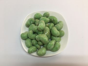 좋은 맛 와사비 코팅 캐슈넛 스낵 BRC / HACCP 인증 식품 건강한 좋은 맛 견과류 스낵