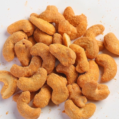 건강한 구운 바베큐 맛 코셔/할랄/BRC 인증을 받은 구운 캐슈넛 스낵 식품