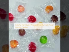 알록달록 개별 포장된 건강한 과일 맛 젤리